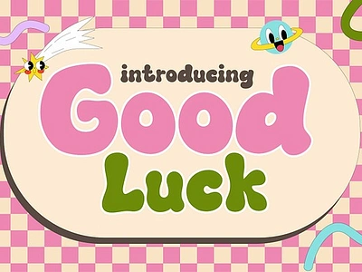 Good Luck Font advertising fonts bold fonts book fonts cartoon fonts chunky fonts cute fonts font good luck font happy fonts kdp fonts kids fonts lovely fonts magazine fonts mug fonts retro spring fonts