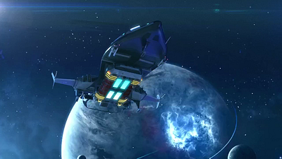 Moonfall Odyssey 3d animation motion graphics