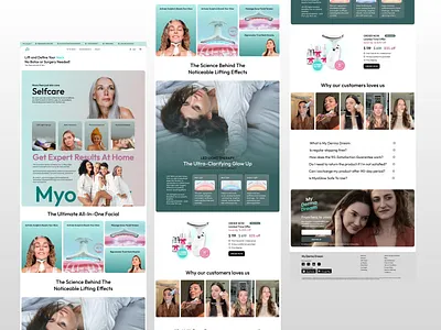 ECommerce Landing page ecommerce landing page ui