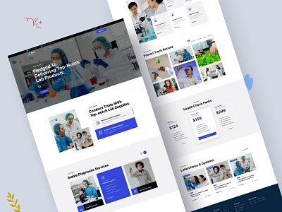 Healthcare Medical Website Design appointment care creative design dental design doctor health hospital landingpage lifestyle medical medicine modren napa pharmacy science tech ui ux web design website