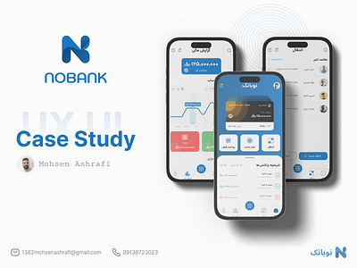 NoBank App – UI/UX Case Study app design banking banking app case study figma neobank app payment app ui ui design uiux