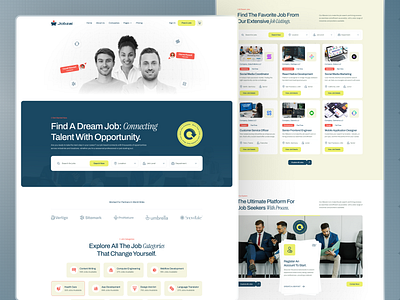 Jobzai - Job Board & Directory Website best job board websites creative design directory webflow template figma design job board website design job board websites job portal website template landing page minimal design product design responsive design template design ui uiux web design web ui webflow webflow template website templates websites