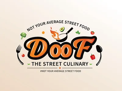 Food Brand logo branding design logo typography vector