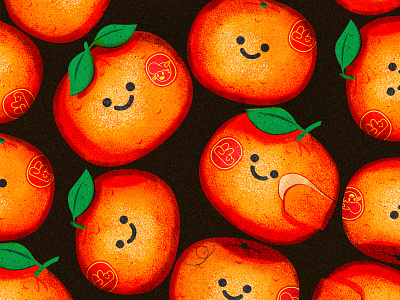 Orange you glad? branding graphic design illustration illustrator orange texture the creative pain vector