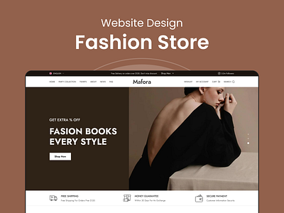 Fashion store web design creative design creativity design fashion store minimal minimal design mockup top trending top ui ui ux web design web ui website