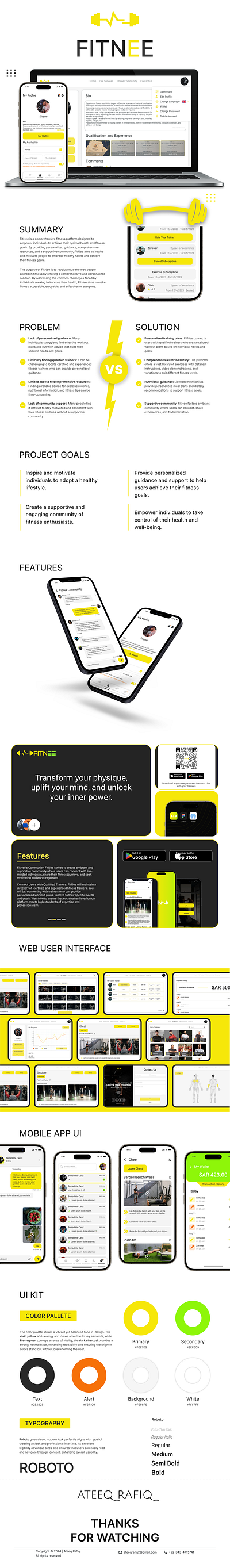 Fitnee | Mobile & Web Ui Design branding design figma mobile app design mobile app ui prototyping ui ux web design web ui