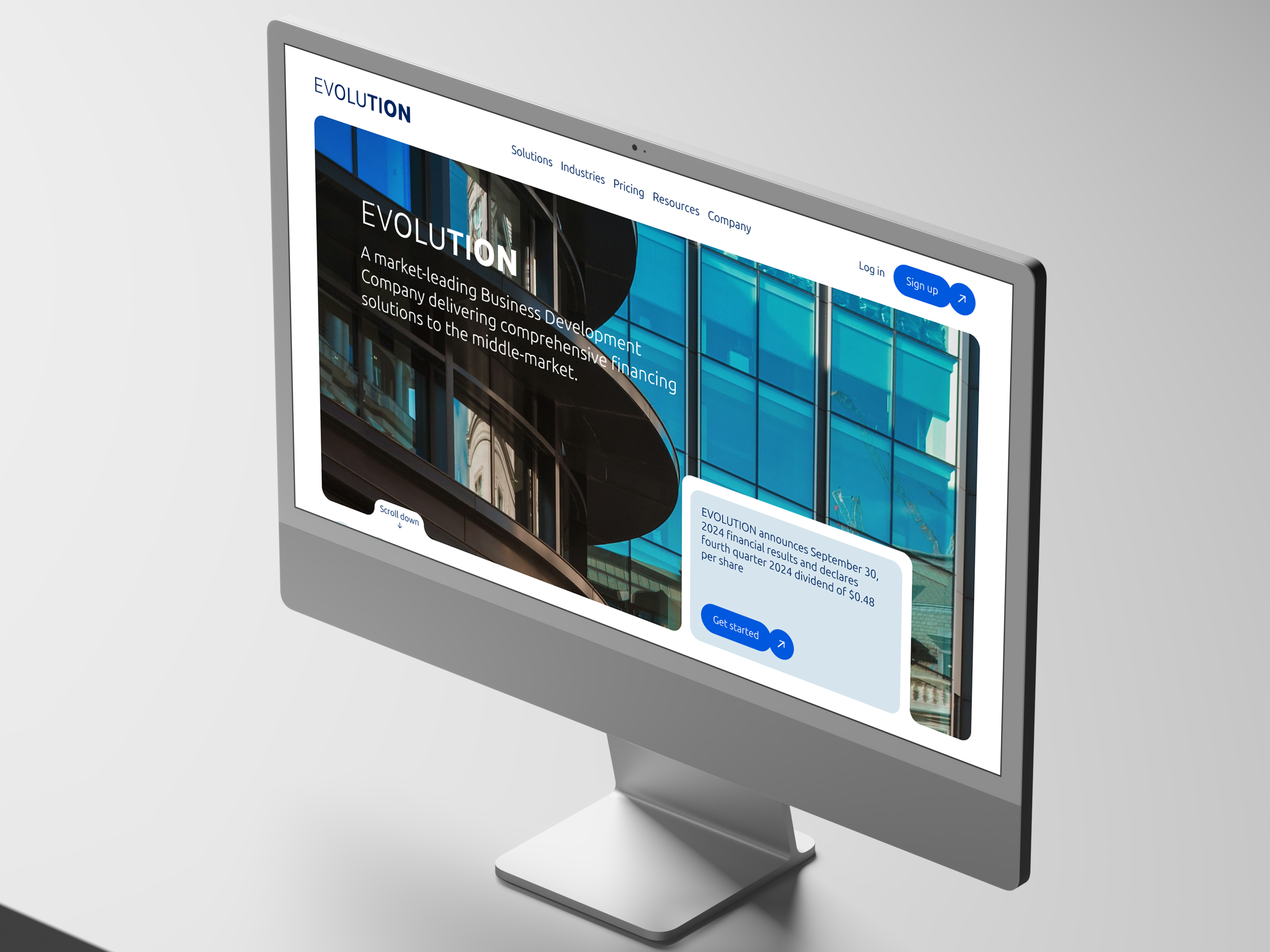 Business Development Company Website branding business businessfinancail businesssoftware businesstravel bussines casco cost control credit design financial financing investiment landongpage ui