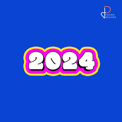 Happy New Year 2025 2025 3d animation minimal motion graphics new year typography