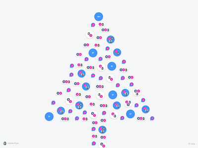 Happy 2025! 💗 christmas christmas tree comments design figma figma file graphic design graphics illustration meme new year tree ui ux