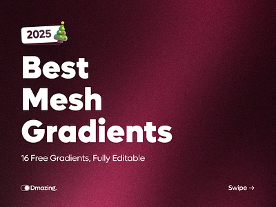 Grab Your Freebie – Mesh Gradient Pack by Dmazing! 🌈 designstudio fimga freebiedesign gradient gradientdesign gradients meshgradient uiuxdesign webdesign