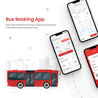 Bus Booking App branding busbooking dailyui loginscreen mobile app mobileapp product design ticket ui uidesign uiscreens uiux userflow userinterface