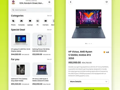 E Commerce Mobile App dailyui ecommerce figma mobileapp ui uidesign uiux uiuxdesign ux uxdesign