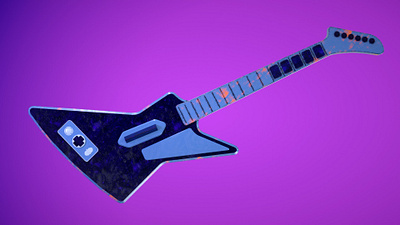 Beaten Guitar Hero 3d 3d design 3d motion cinema 4d design graphic design illus motion graphics