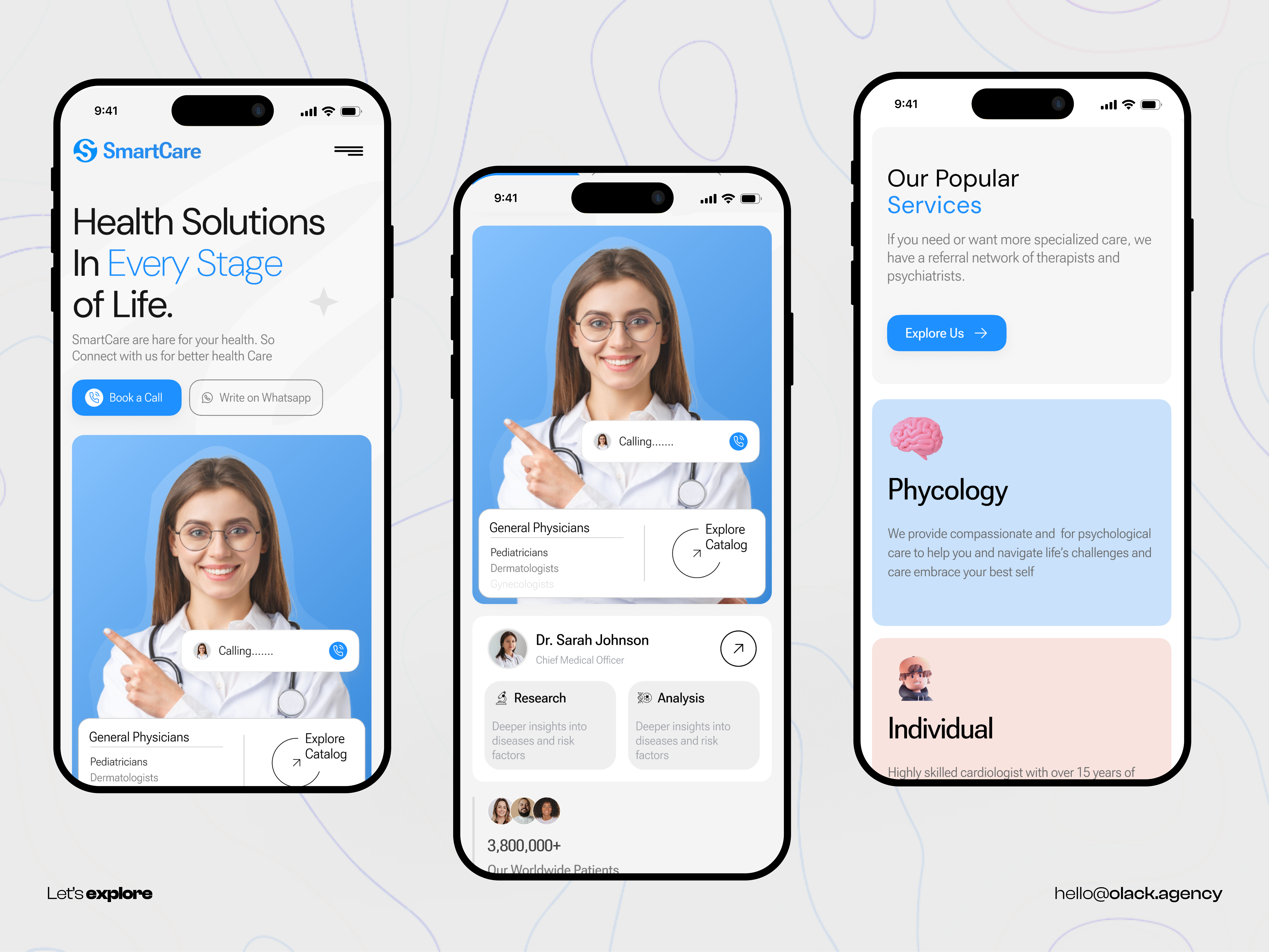 Example of Healthcare Website Design