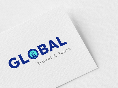 Logo (Global Travel & Tours) branding graphic design logo