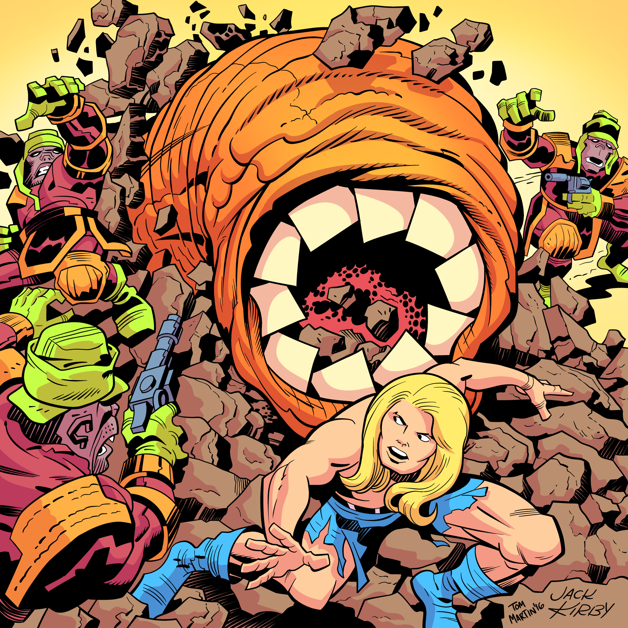 Example of Comic Book Inking