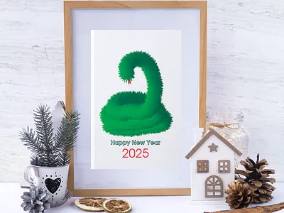 Happy New Year design figma graphic design magazine typography