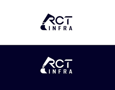 RCT Infra Logo Design: Corporate Construction Branding branding construction construction logo excavator logo graphic design logo real estate real estate logo vector visual identity