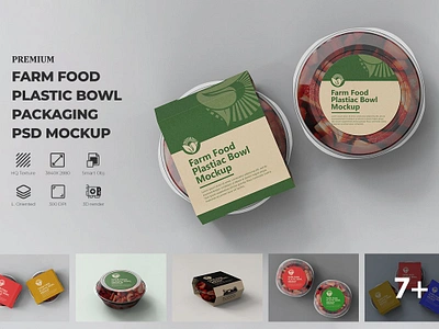 Plastic Food Container Mockup box container container mockup delivery dinner european food fast food food food delivery food packaging food packaging mockup groceries healthy food kitchen with delivery label packaging box plastic plastic food container mockup plastic texture template