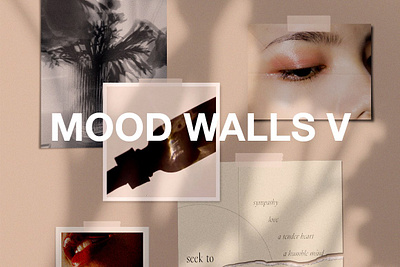 Realistic Mood Wall Mockups V blogger branding creative mockup fashion blogger high fashion instagram lifestyle light shadows mood mood board creator mood board mockup mood board template mood wall mockup moodboard photoshop realistic light realistic mood wall mockups shadows