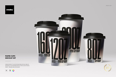 Paper Cups Mockup Set creatsy custom customizable design mock mock up mockup mockups paper cups mockup paper cups mockup set print printable printed printing template up