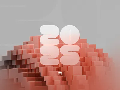 Happy New Year 2025! 2025 3d 3d artwork artwork blender blender3d design figma figma design happy happy new year 2025 happynewyear2025 minimal new new year twenty twentyfive year