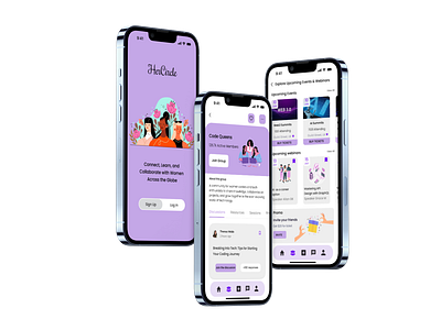 Global Women’s Community design graphic design mobile design mobile ui ui uiux