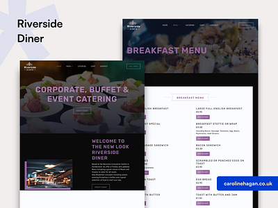 Riverside Diner - Wordpress Block theme block css html php web design web development wordpress