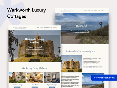 Warkworth Luxury Cottages - Wordpress Block theme block css html php web design web development wordpress