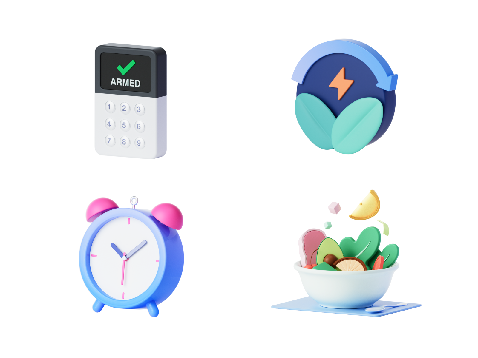 Example of 3D Icon Design