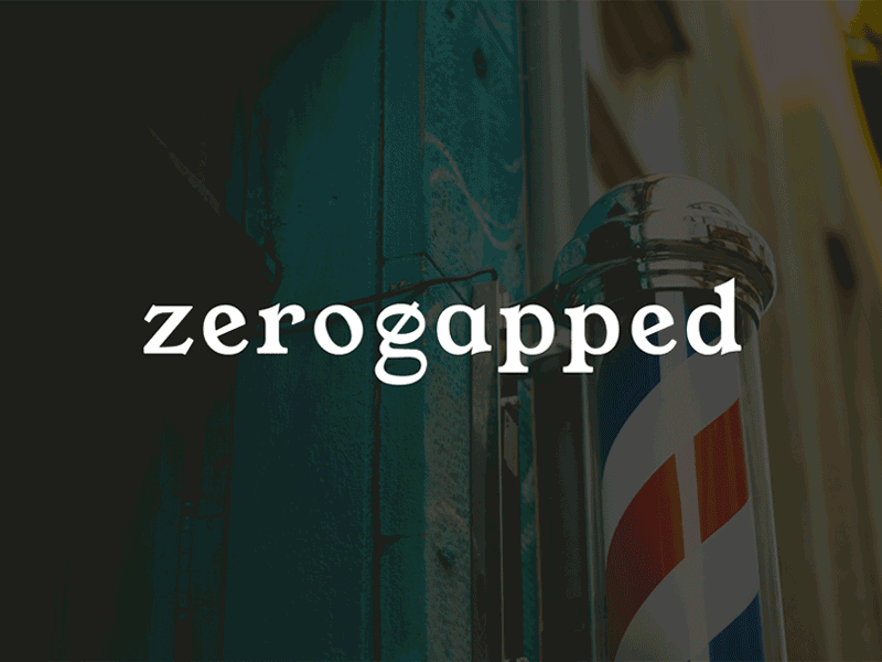 Zerogapped | Brand Design for a Barber apparel barber branding florida haircut logo logo design merch merchandise orlando t shirt zero