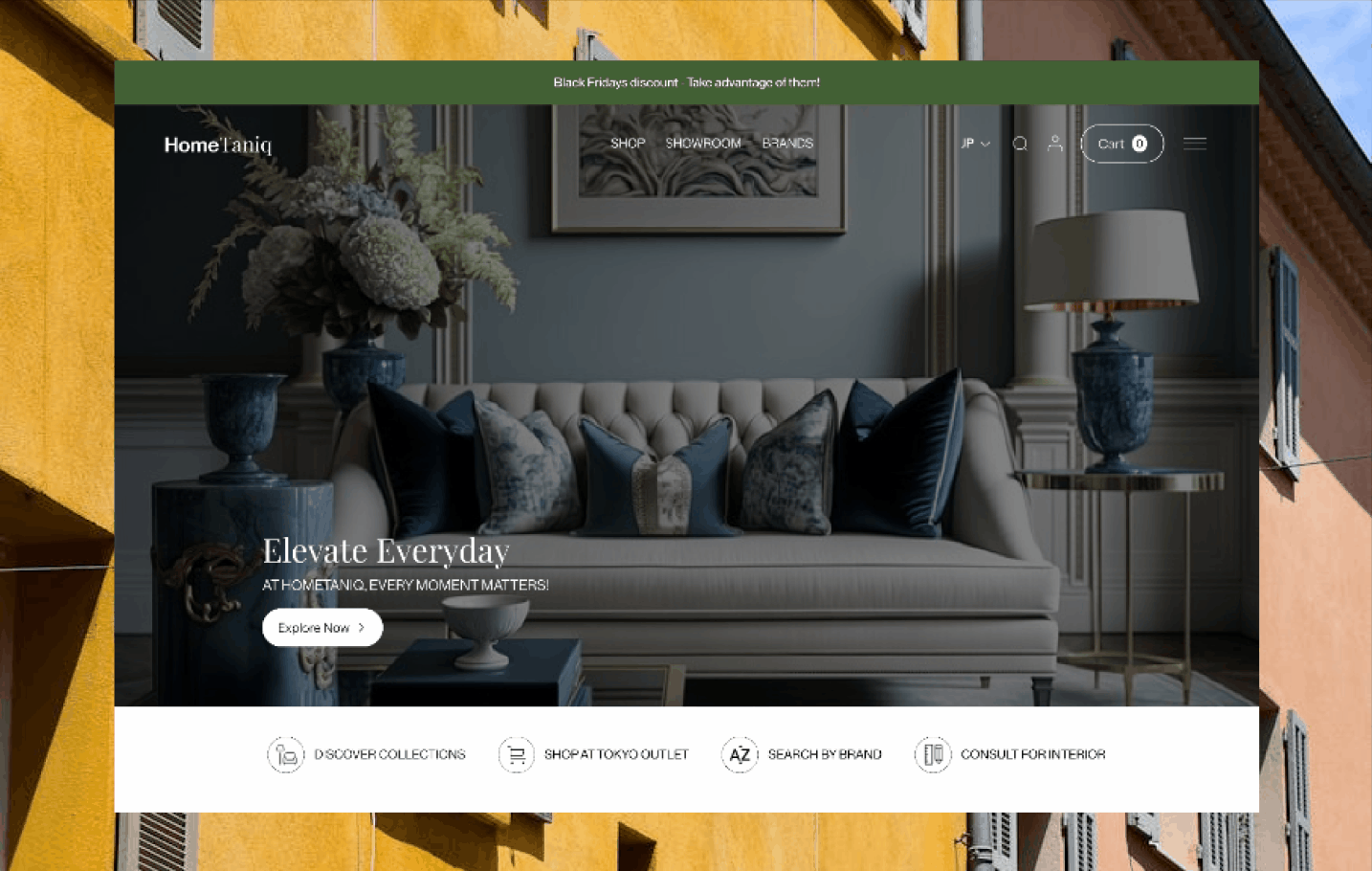 #uidesign #ecommerce #landingpage gif landingpage luxury video website