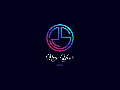 Logo 2025 2025 brand identity branding design happy new year 2025 identity illustration logo logo design logodesigner logos logotype minimalist modern new year simple