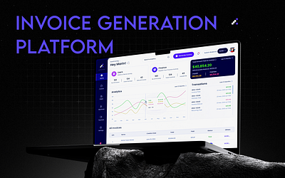 InvoiceUs – Simplify Invoicing Like Never Before blockchain digital asset fintec ui invoice design invoice ui design modern dashboard ui payment platform payment ui ui ux design