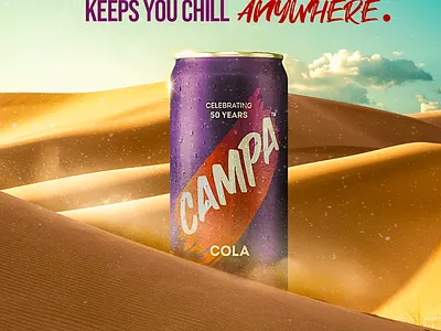 Campa concept design advertisement food graphic design photomanipulation posterdesign