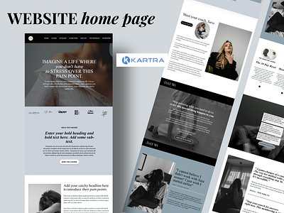 Kartra Website | Kartra Template branding design kartra kartra sales page kartra templates kartra website online courses sales page web design website template