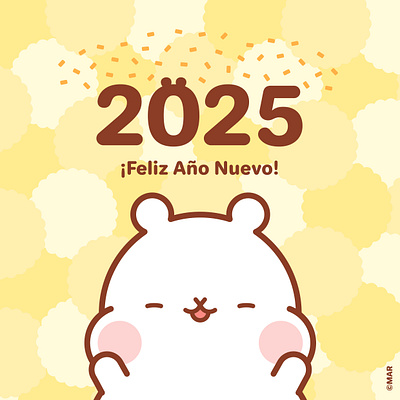 Año nuevo 2025 character design cute graphic design illustration illustratormar kawaii luckythecuy