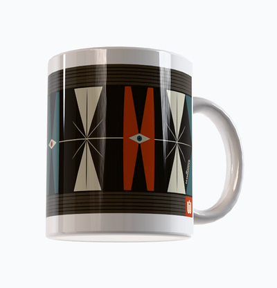 Cartoon Mod Pattern ( Cigar Lounge ) cartoon cartoon mod cartoon modern cartoon pattern coffee mug coffee mug design merch design mug design pattern patterndesign retro mod retro pattern waltoons