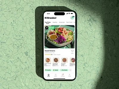 Food Delivery Deals app app design food food delivery ios motion termini design