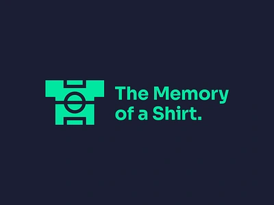 The Memory of a Shirt - Logo design branding design football graphic design green logo minimal modern monogram shirt simple smart soccer t