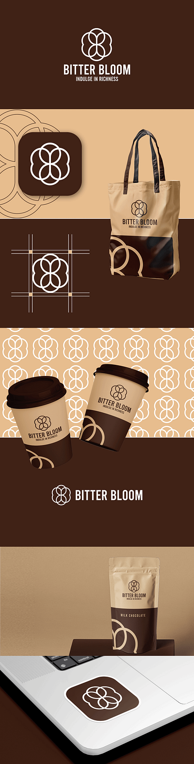 BITTER BLOOM adobe illustrator brand concept brand design branding branding design design graphic graphic design logo logo concept logo design product design vector