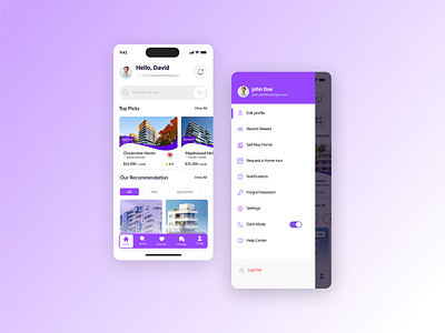 Real Estate Mobile App UI Design designsystem