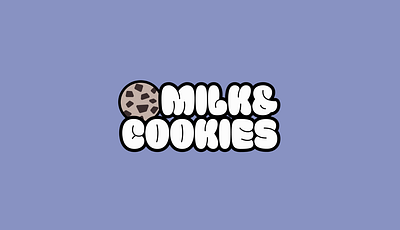 Milk and Cookies bakery cookies freelance logo designer graphic design logo logo design