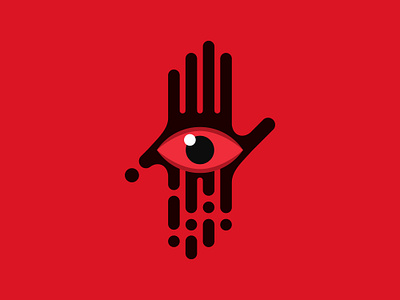 Eye Hand ( LOGO FOR SALE ) arm finger thumb blood blood bleeding bleeds branding club team organization eye for sale graphic design hand illustration logo logo for sale minimalist stylized strange mockup modern minimalist geometric seeing omniscience observe simpledynamic simplicity dynamic stop surveillance guidance optometry vector