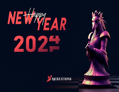 HAPPY NEW YEAR. 3d branding design dribbble graphic design happy new year illustration new year social media post vector