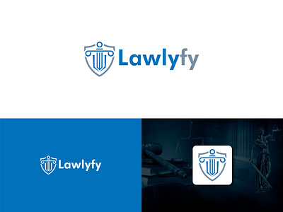 Lawlyfy Logo Design, IP Firm Logo Design. brand identity branding design graphic design ip firm logo ip law firm law logo logo creation logo design monogram vector visual identity