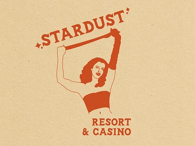 Stardust Resort branding design graphic design illustration illustrator logo stardust resort typography vector vintage logo