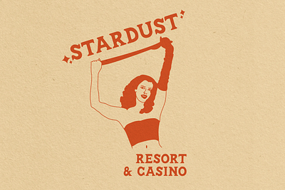 Stardust Resort branding design graphic design illustration illustrator logo stardust resort typography vector vintage logo