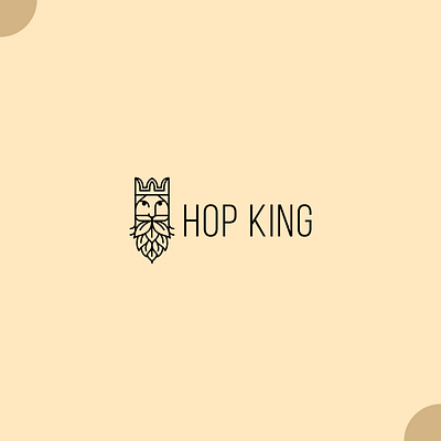 Hop King: Leaf-Inspired Line Art Logo Featuring King’s Face brand identity branding design design logo graphic design illustration line art line art logo line logo logo logo design logo ideas logo inspiration logomaker logomark logos logotype minimal minimalist modern logo