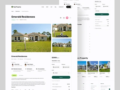 Real Estate Website Design Concept agency landing page listing property property listing property website real estate real estate agent real estate website realestate rent sell web design web ui website